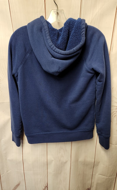 J Crew Women's Size S Navy Full Zip Hooded Sweatshirt
