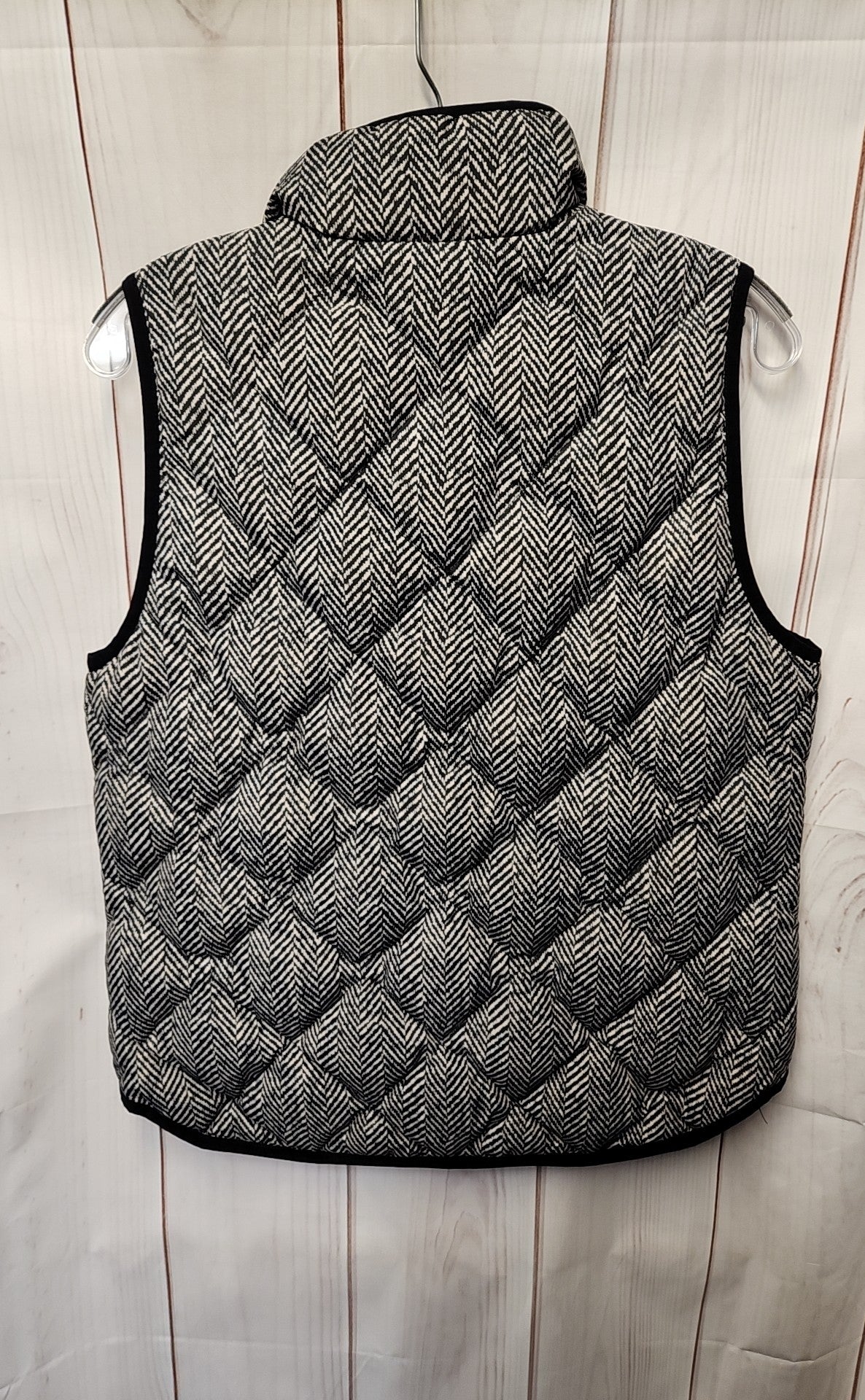 J Crew Women's Size M White & Black Vest