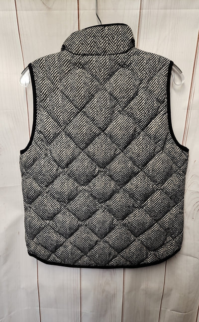 J Crew Women's Size M White & Black Vest