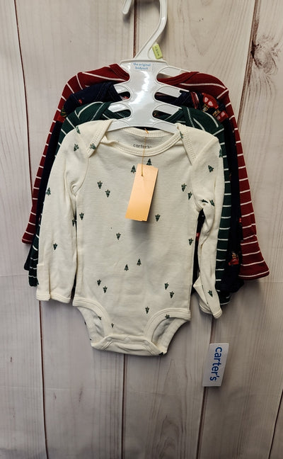 NWT Carters Boy's Size 3 Months Multi 4 Pcs Bodysuit