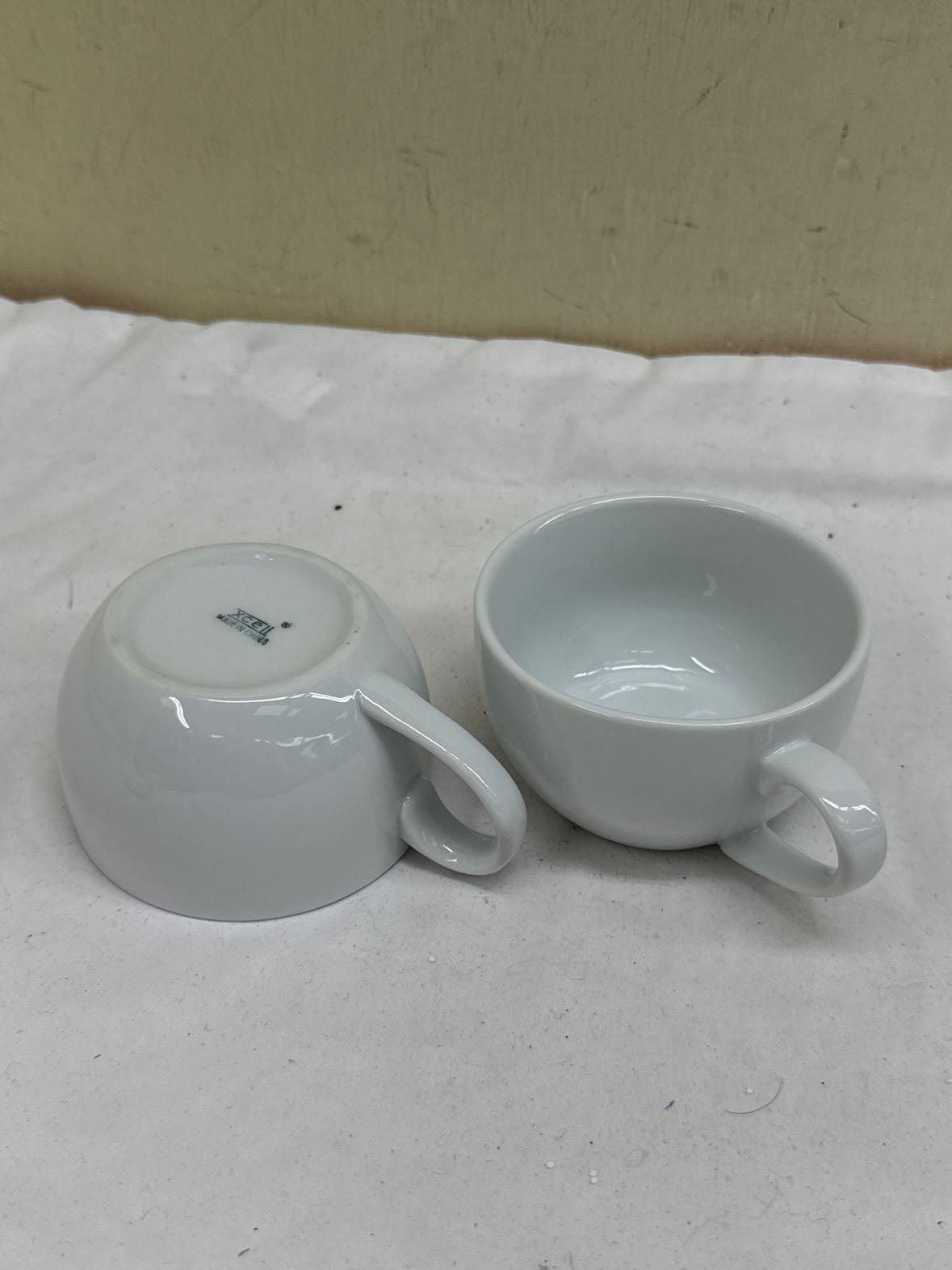 2PCS White Mugs