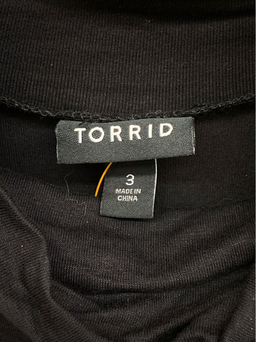Torrid Women's Size 3X Black Dress