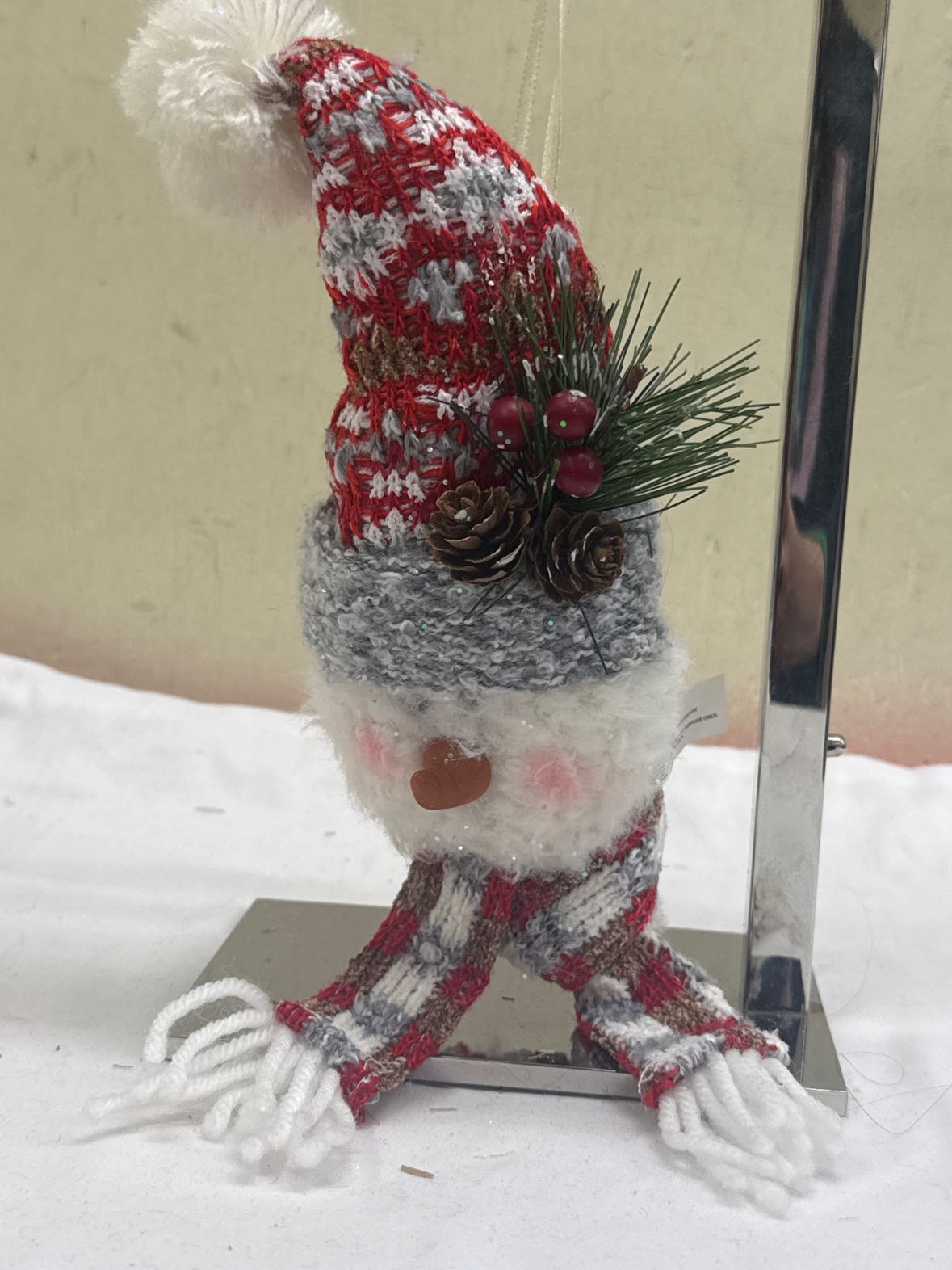 Knit Snowman Ornament