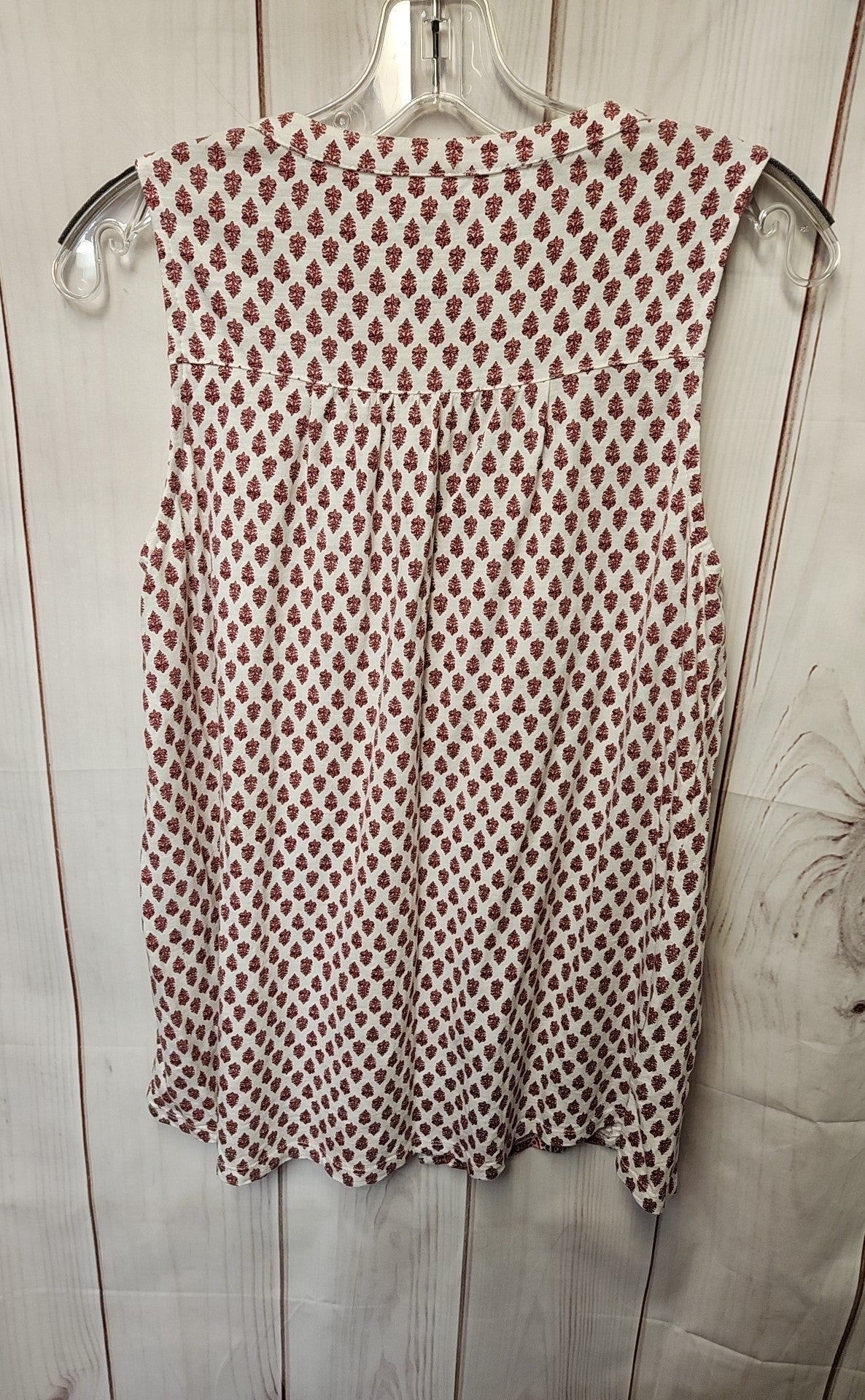 Sonoma Women's Size M Red Sleeveless Top