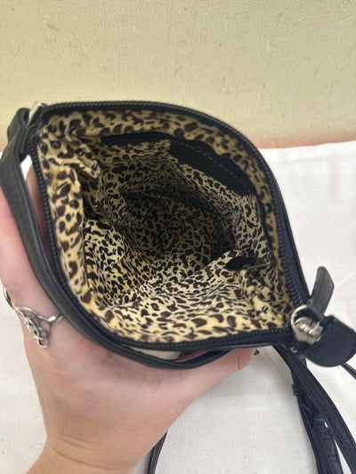 Ili Black Leather Purse Bag