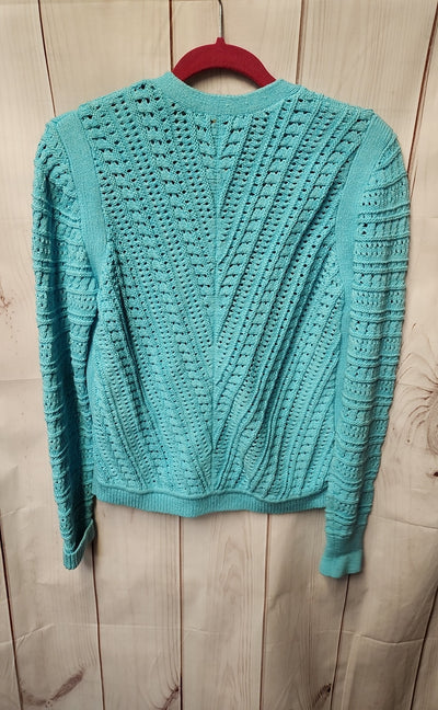 Talbots Women's Size M Light Blue Cardigan