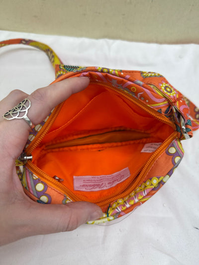 Debra Valencia Orange Purse Bag