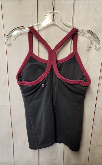 Lululemon Women's Size 8 Gray Active Top