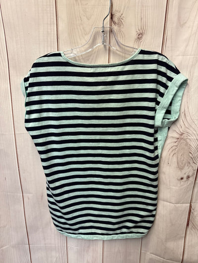 Liz Claiborne Women's Size M Blue Short Sleeve Top