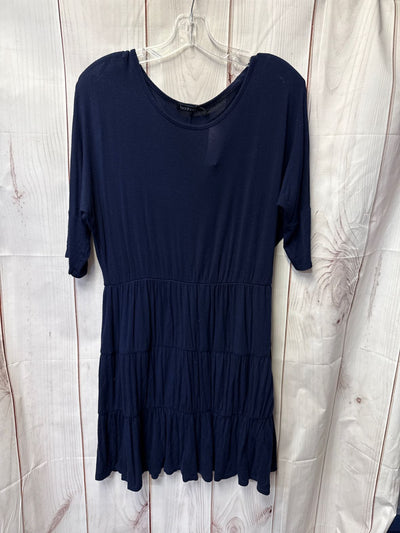 Boohoo Women's Size 10 Navy Dress