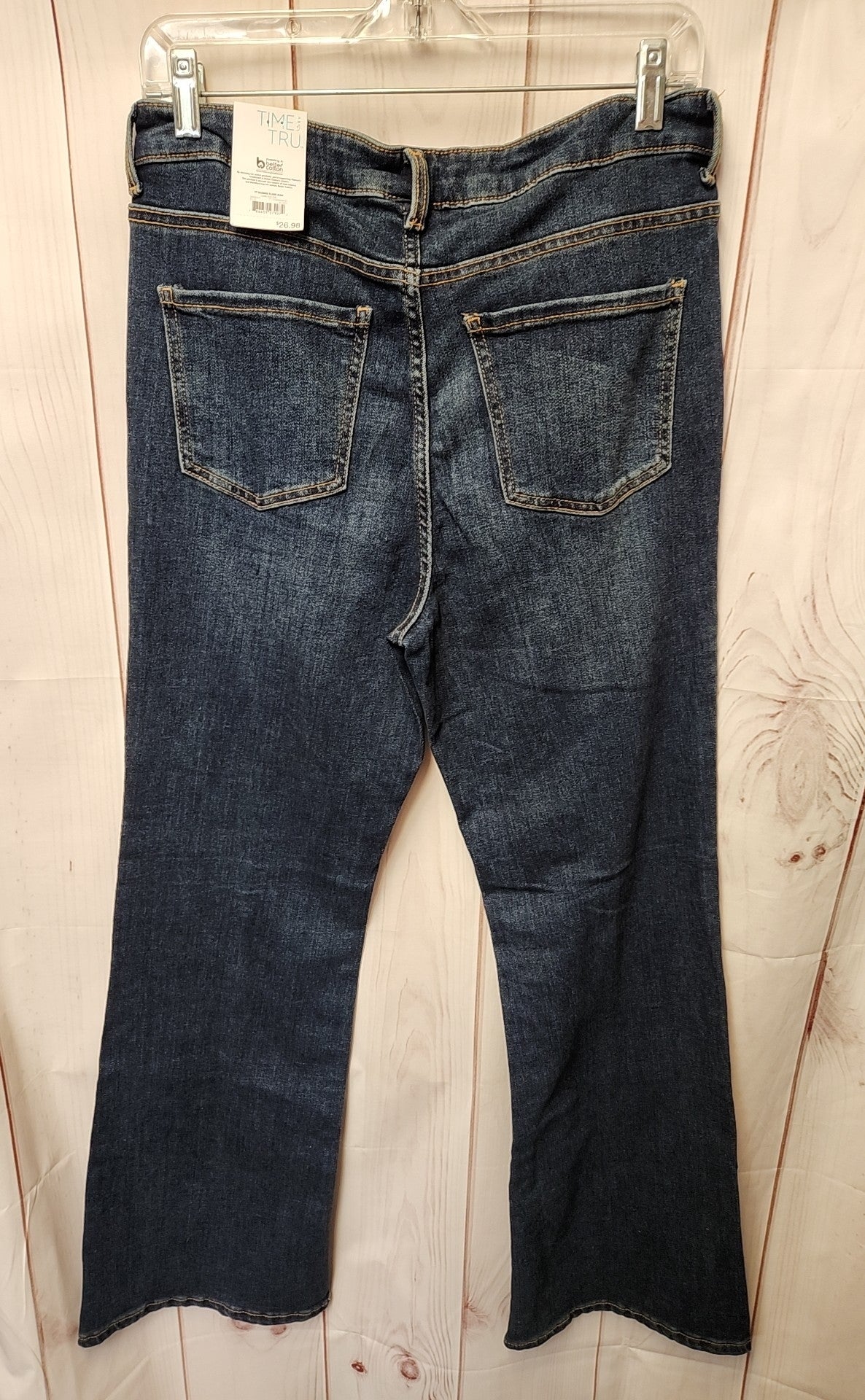 NWT Time and Tru Women's Size 31 (11-12) Blue Jeans