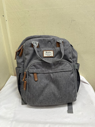 Ruvalino Gray Diaper Bag/Backpack