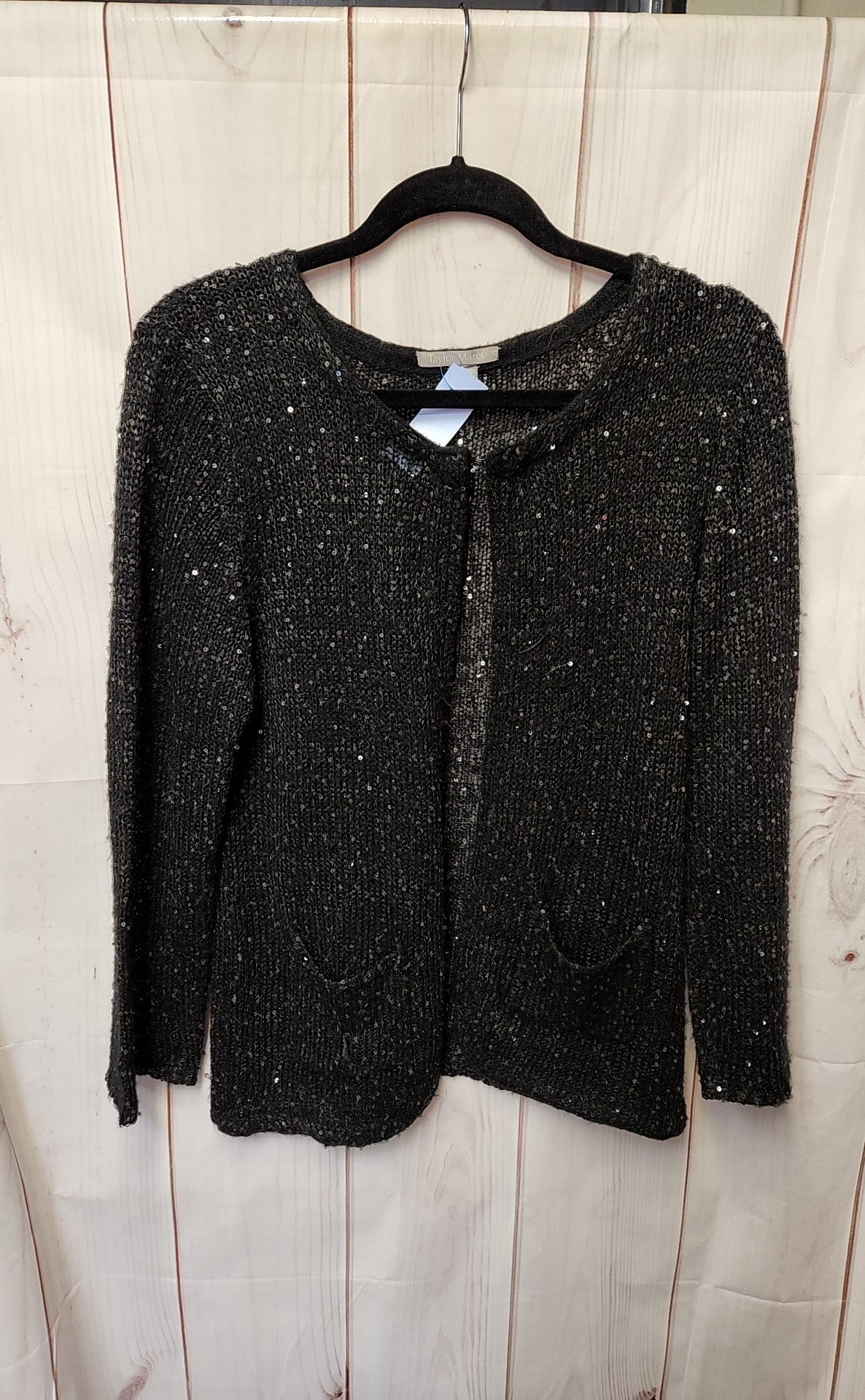 Taylor Marcs Women's Size XL Black Cardigan