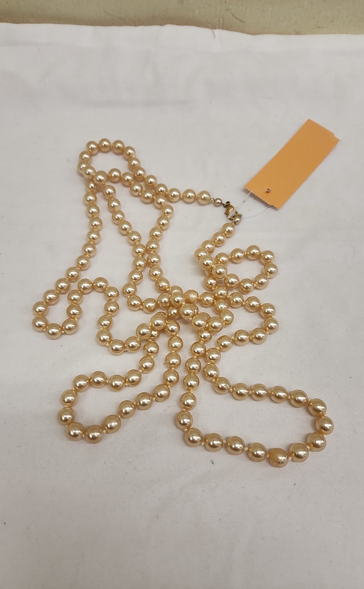 Beige Pearl Necklace