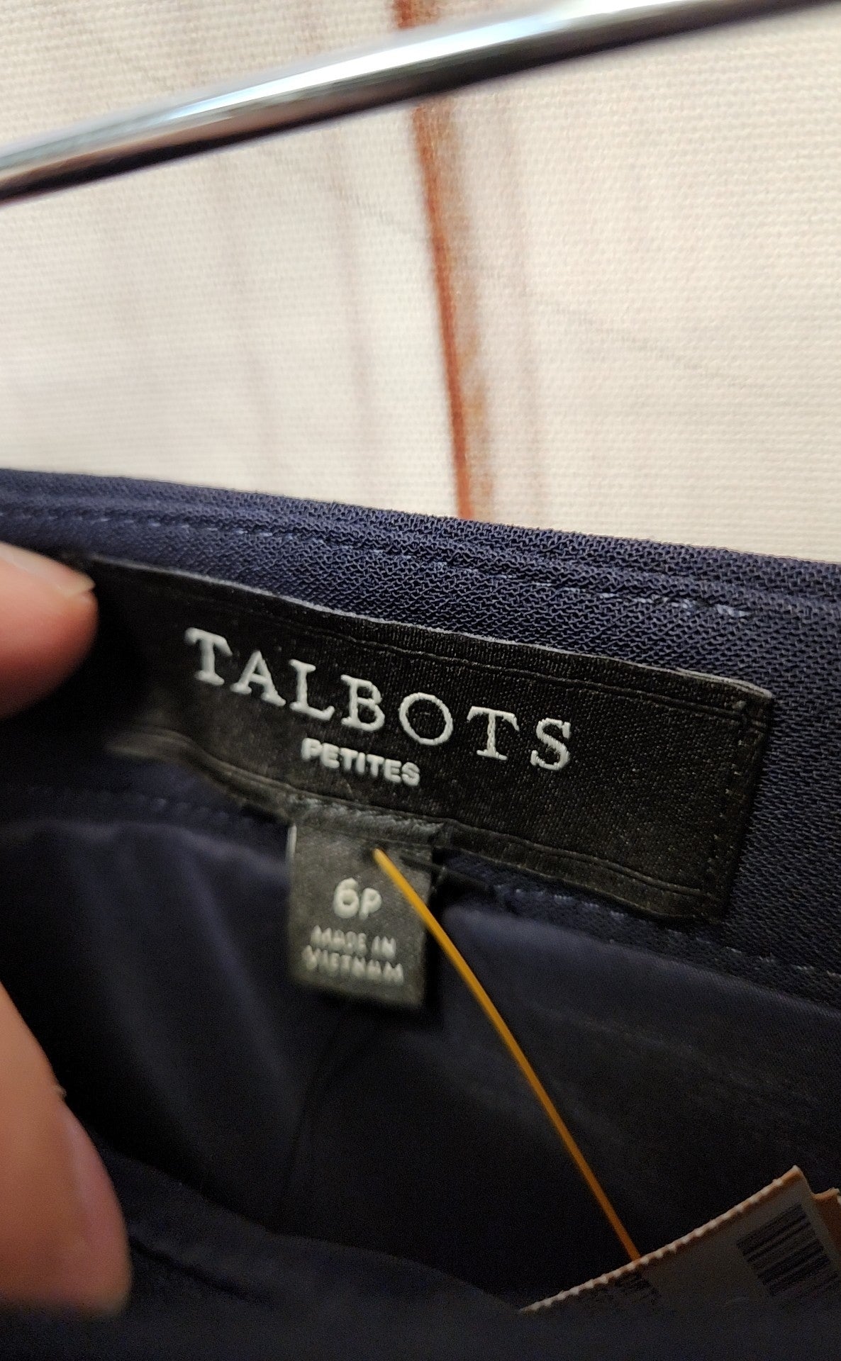 Talbots Women's Size 6 Petite Navy Skirt