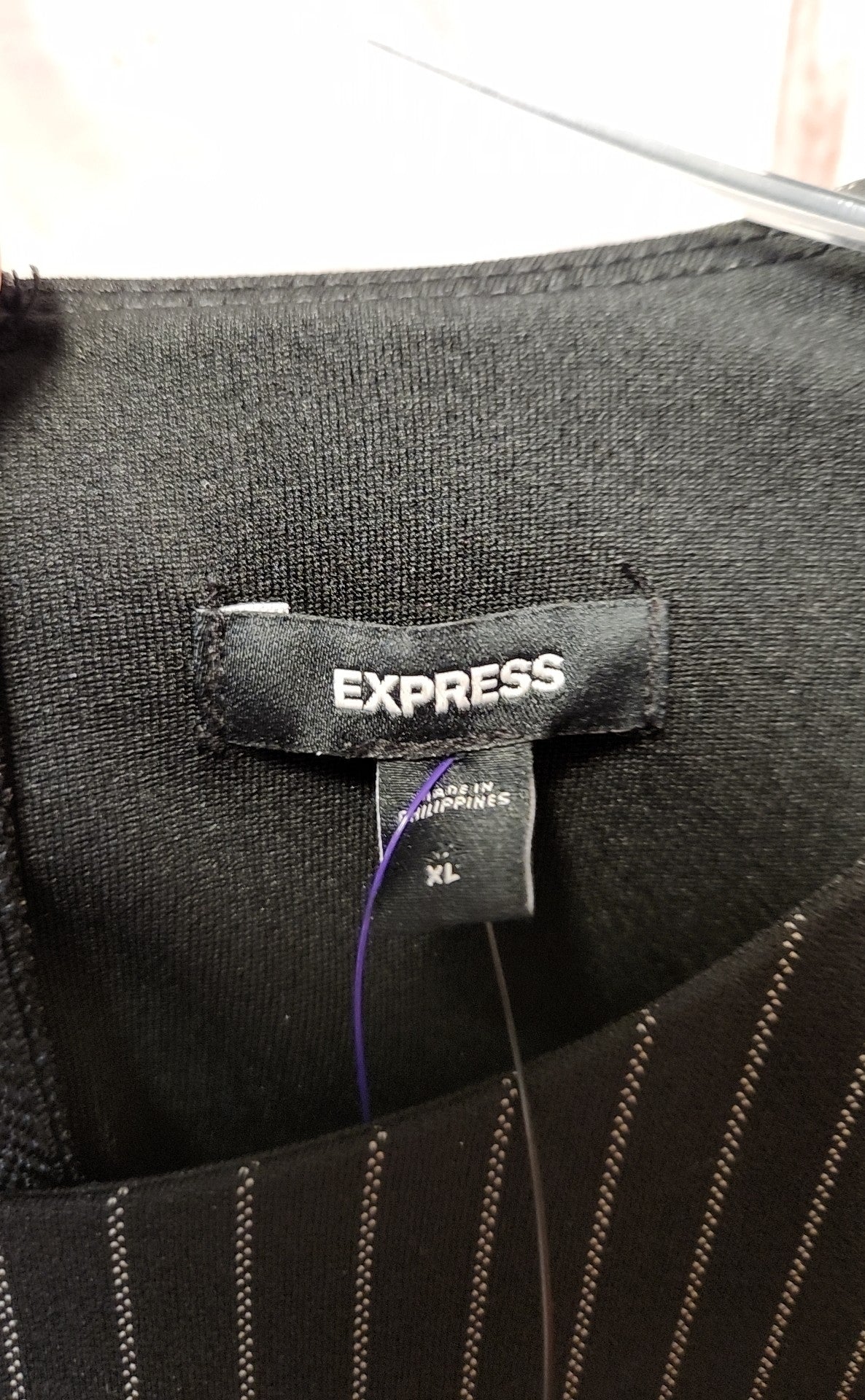 NWT Express Women's Size XL Black Dress