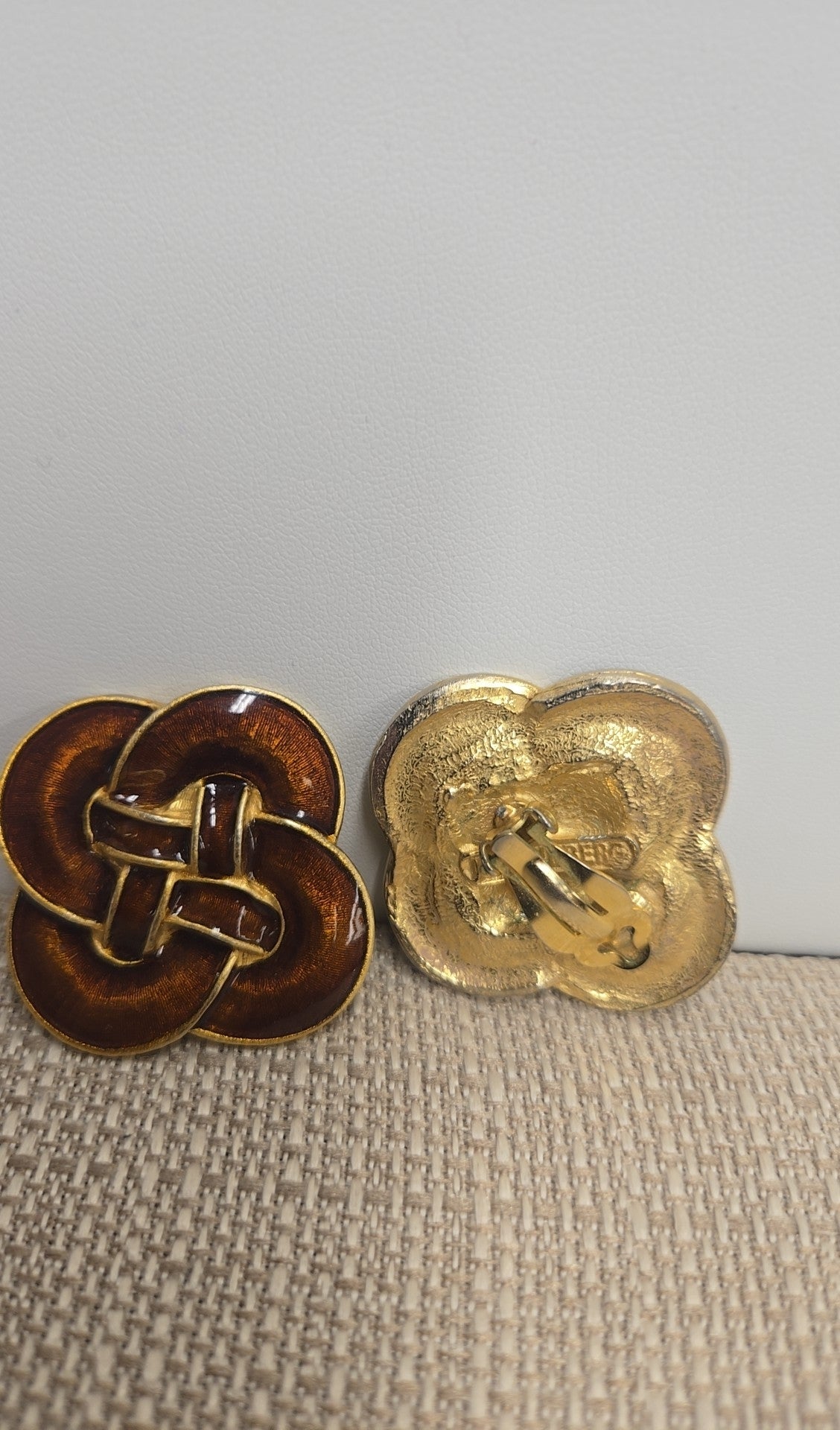Jay Feinberg Gold Clip-on Earrings