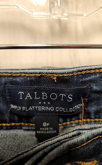 Talbots Women's Size 8 Petite Blue Jeans Ankle