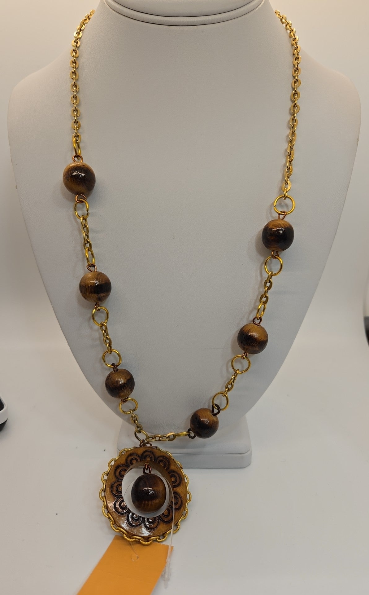 Brown Beaded Necklace