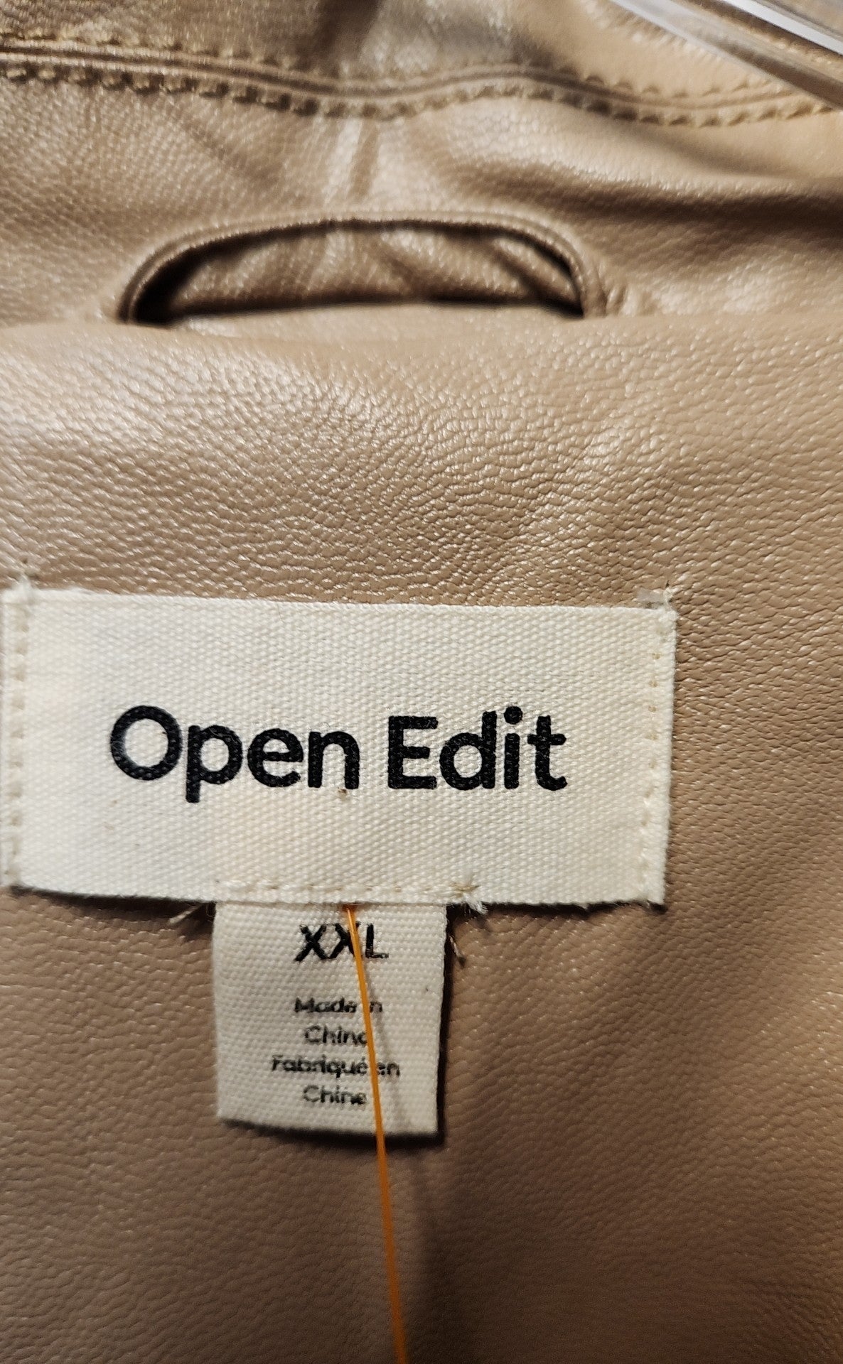 Open Edit Women's Size XXL Tan Coat