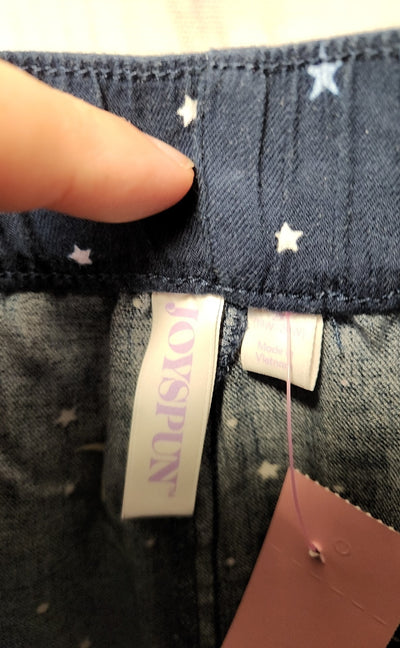Joyspun Women's Size 2X Navy PJ Bottoms