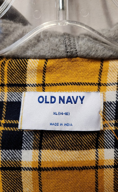 Old Navy Boy's Size 14/16 Yellow Jacket