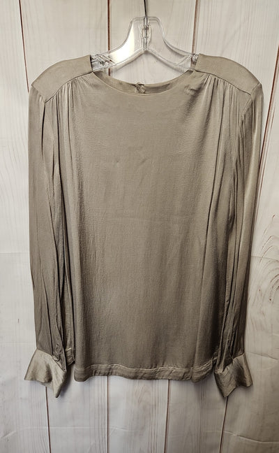 H&M Women's Size 14 Beige Long Sleeve Top