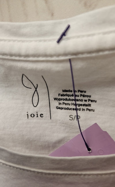 Joie Women's Size S White Short Sleeve Top