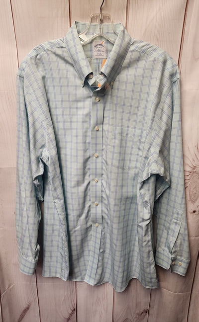 Brooks Brothers Men's Size XL Light Blue Shirt