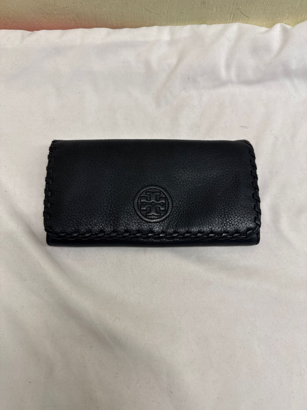 Tory Burch Black Leather Wallet