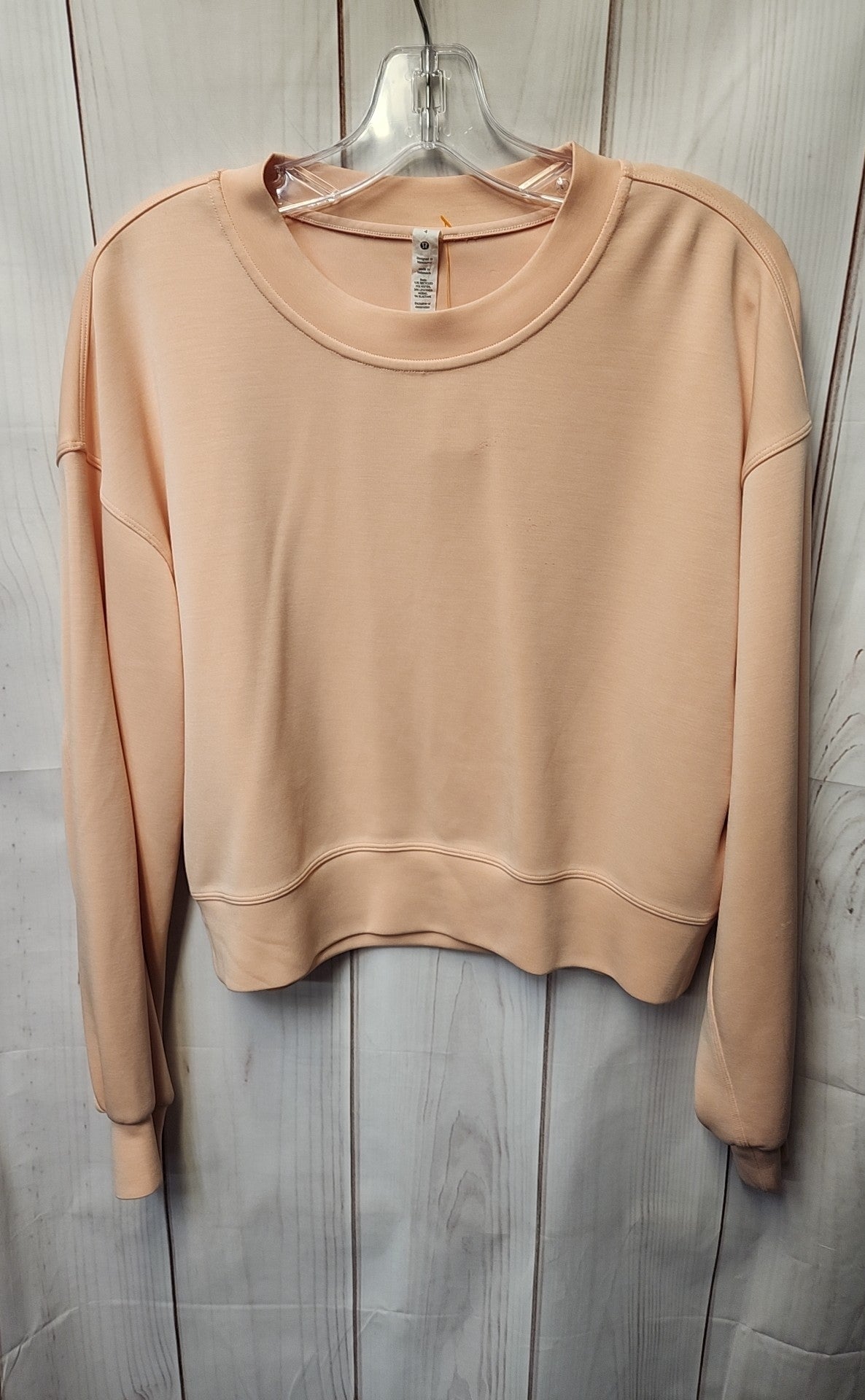 Lululemon Women's Size 4 Peach Sweatshirt