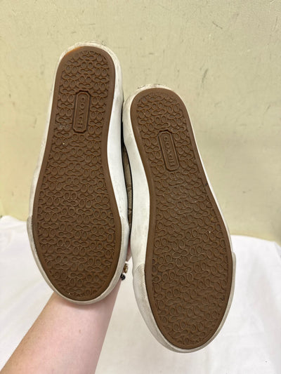 Coach Women's Size 6 Brown Sneakers Shoes