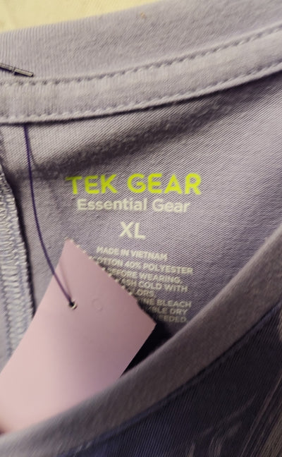 Tek Gear Women's Size XL Purple Short Sleeve Top