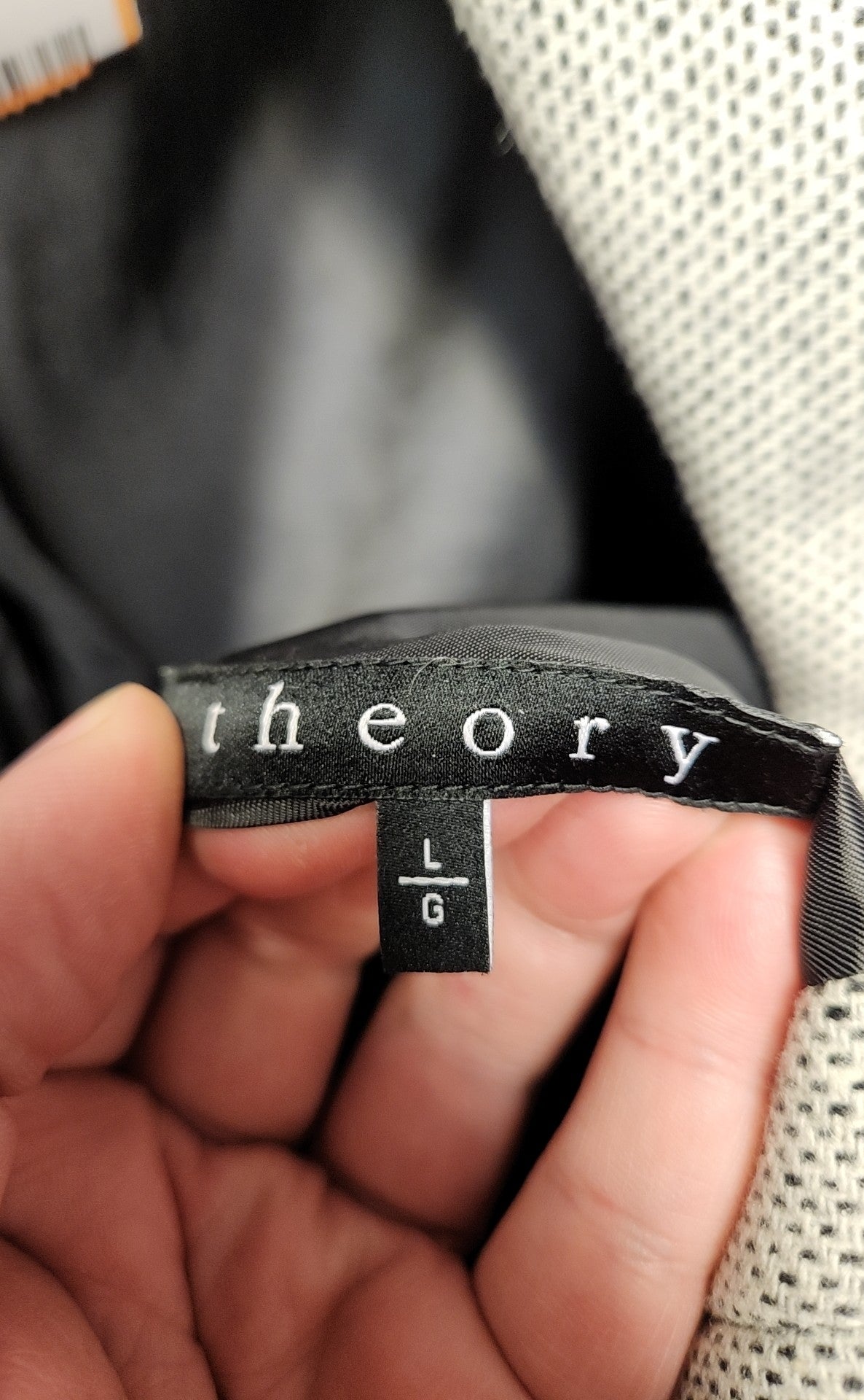 Theory Men's Size L Gray Coat