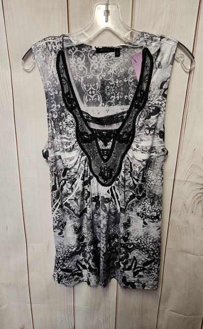 Apt 9 Women's Size XL Gray Sleeveless Top
