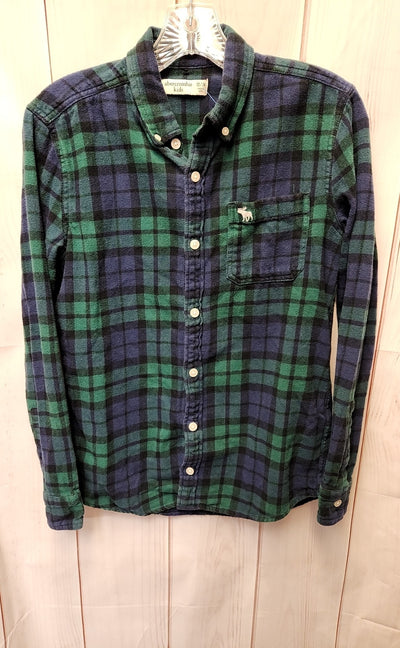 abercrombie Boy's Size 14 Green Shirt