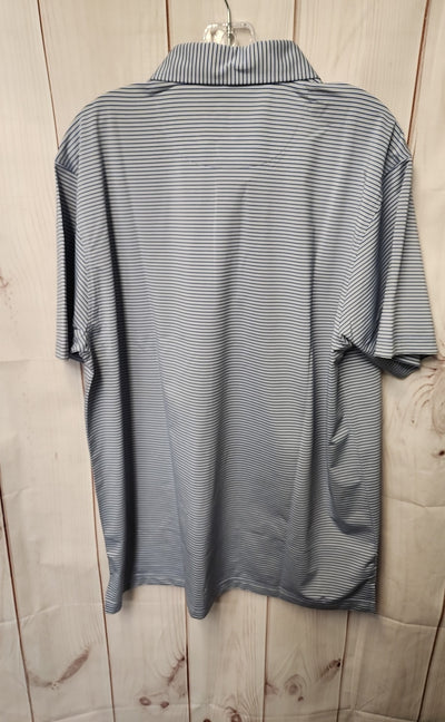 NWT Donald Ross Men's Size M Blue Shirt UPF 50+