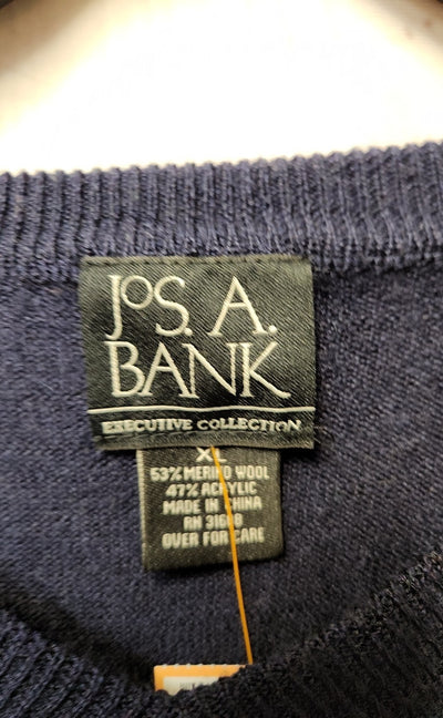 Jos A Bank Men's Size XL Navy Sweater