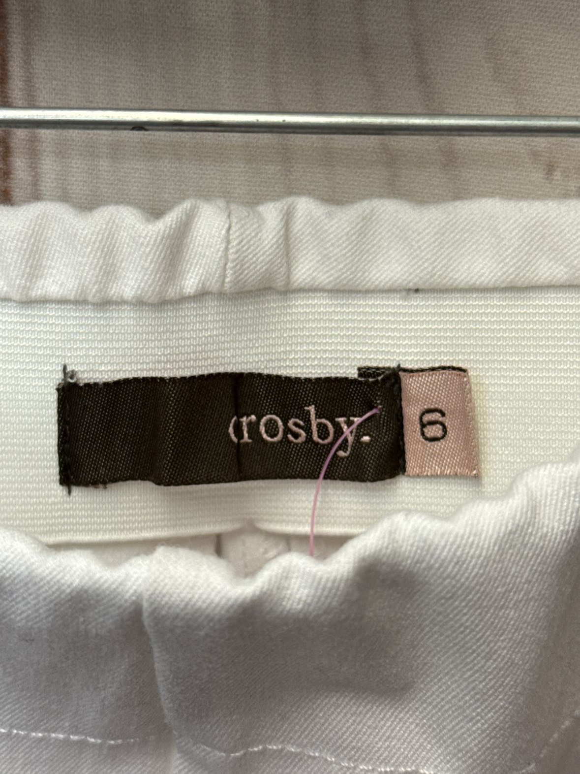 Crosby Women's Size 6 White Pants