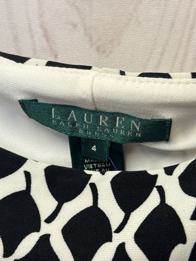 Lauren by Ralph Lauren Women's Size 4 Black & White Dress