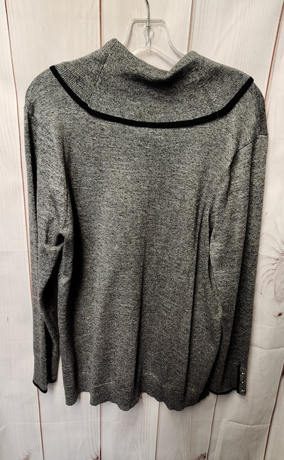 Calvin Klein Women's Size L Gray Sweater