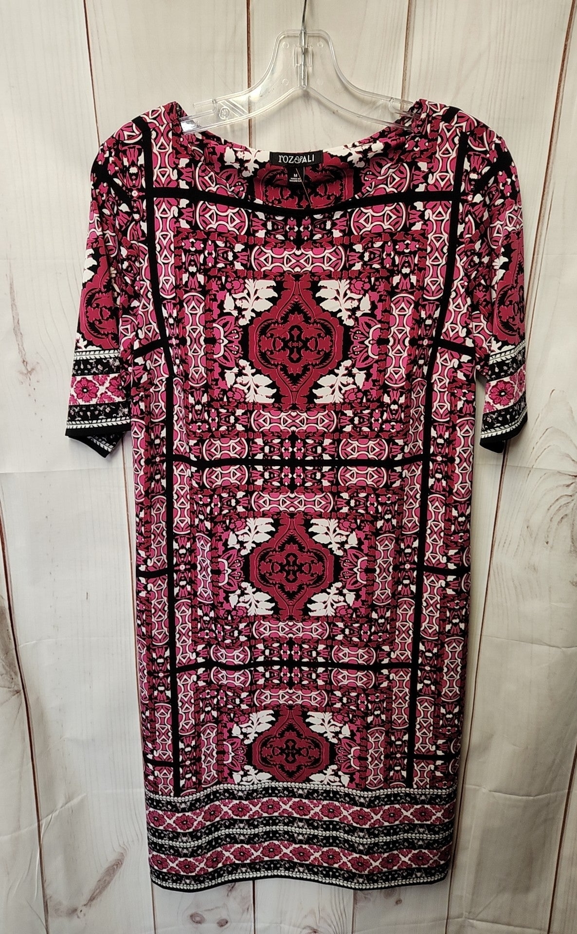 Roz & Ali Women's Size M Pink Dress