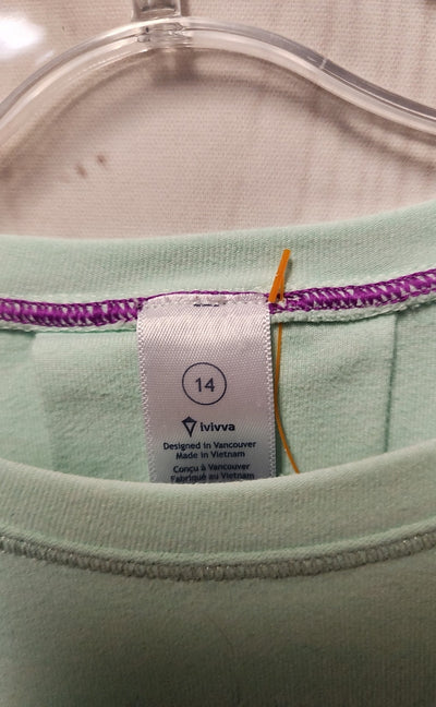 Ivivva - Lululemon Girl's Size 14 Mint Shirt