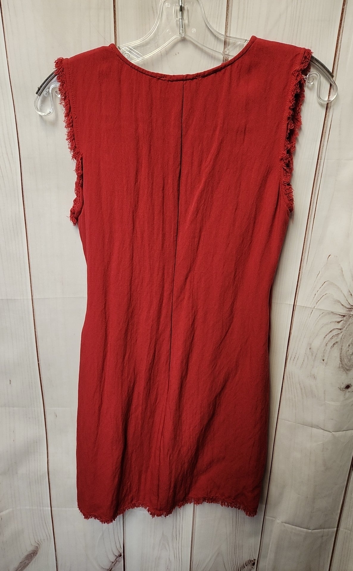 Lulus Women's Size M Red Cotton Blend Dress