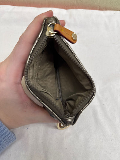 MZ Wallace Quilted Silver Change Purse