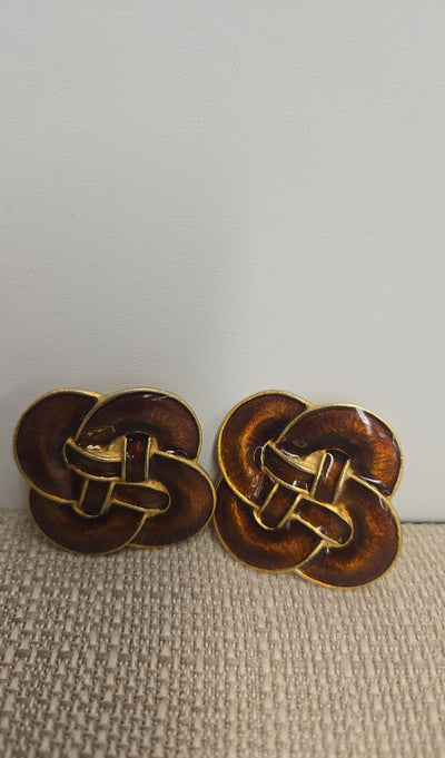 Jay Feinberg Gold Clip-on Earrings