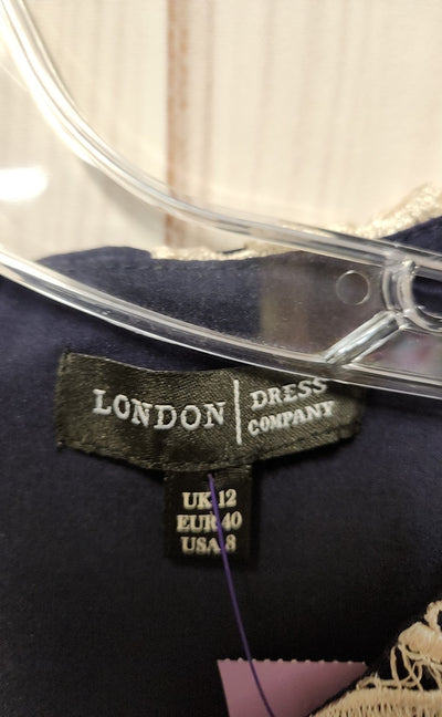 London Women's Size 8 Navy Dress