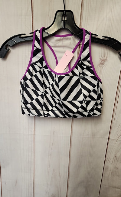 Nike Women's Size M Black & White Sports Bra