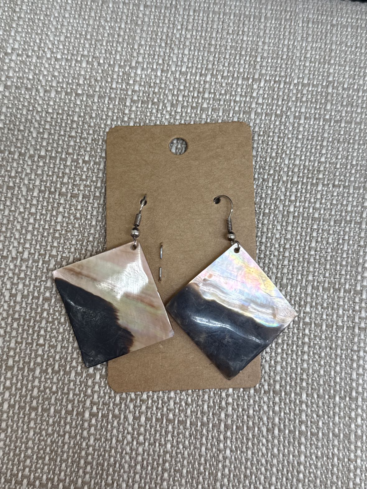 Square Shell Earrings