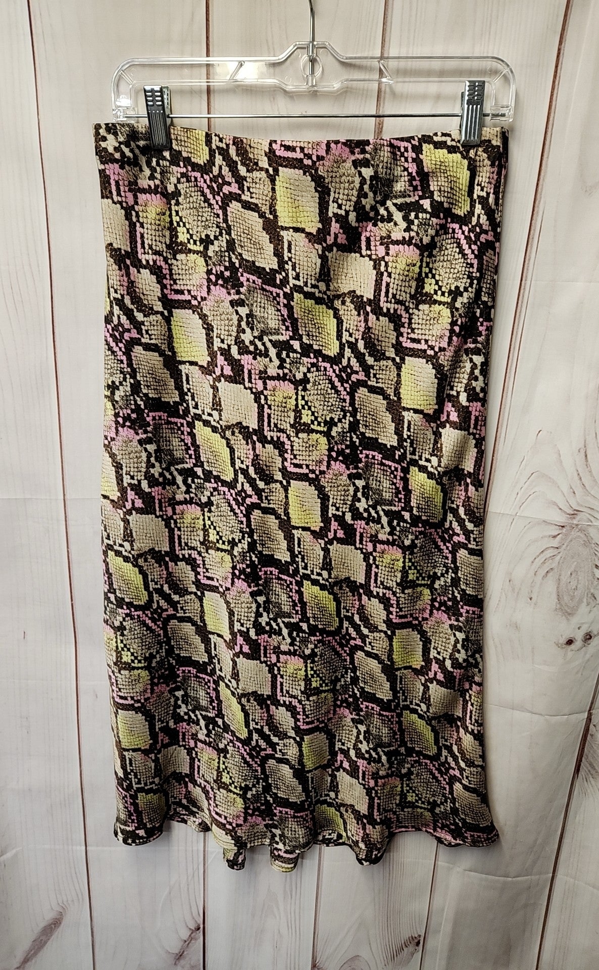 Leith Women's Size XS Beige Animal Print Skirt